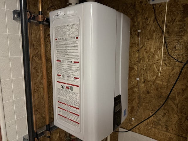 241 E Porter St, Oglesby, IL 61348 - utility room with water heater