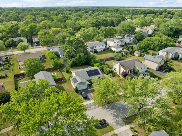 116 Cloverleaf Rd, Matteson, IL 60443 - aerial view of property and surrounding area with nearby suburban area and a forest