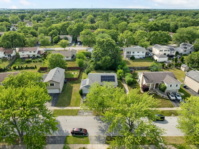 116 Cloverleaf Rd, Matteson, IL 60443 - aerial view of residential area with a forest