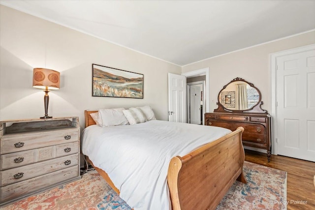 558 W Downer Pl, Aurora, IL 60506 - bedroom featuring wood finished floors