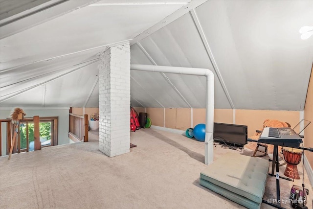 558 W Downer Pl, Aurora, IL 60506 - bonus room with vaulted ceiling and carpet