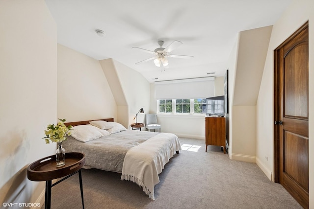 437 N County Line Rd, Hinsdale, IL 60521 - carpeted bedroom with baseboards and ceiling fan