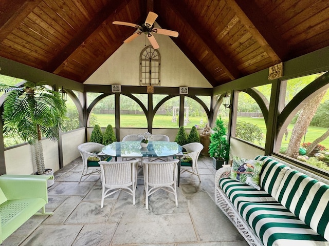 1400 Arbor Ln, Lake Forest, IL 60045 - view of patio with a ceiling fan, outdoor lounge area, a gazebo, and outdoor dining space