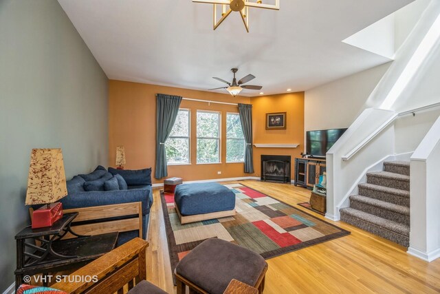 108 Belvidere Ave, Forest Park, IL 60130 - bedroom with wood finished floors, a fireplace, and recessed lighting