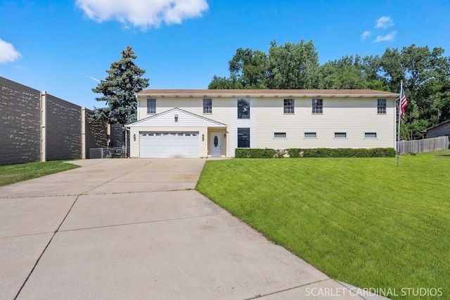 7334 Maridon Rd, Countryside, IL 60525 - view of front facade featuring an attached garage and concrete driveway