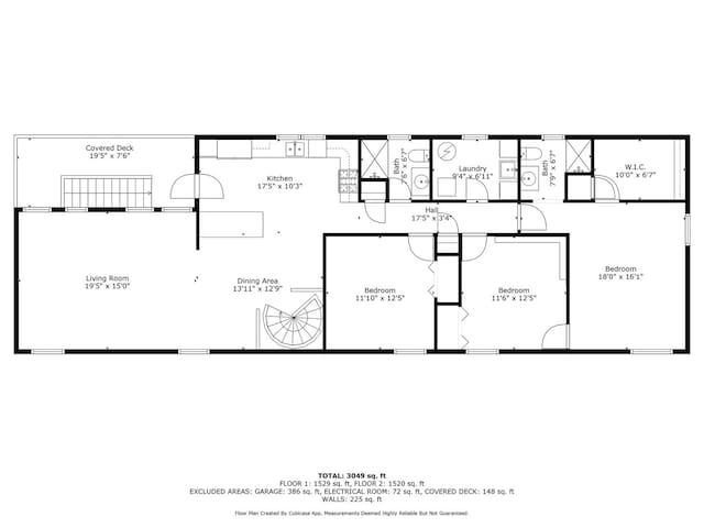 7334 Maridon Rd, Countryside, IL 60525 - view of floor plan / room layout