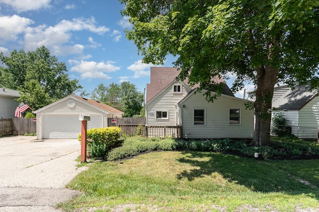 230 Brierhill Dr, Round Lake Park, IL 60073 - view of front of house with a garage and an outbuilding