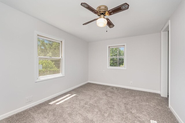 230 Brierhill Dr, Round Lake Park, IL 60073 - unfurnished room featuring carpet and a ceiling fan