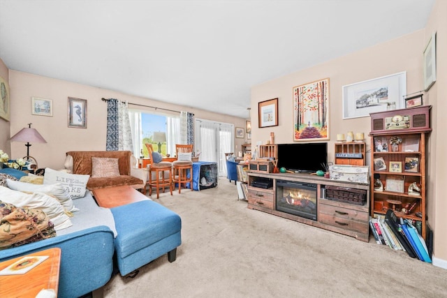 240 Crestview Dr Unit B, Wauconda, IL 60084 - living room with carpet flooring