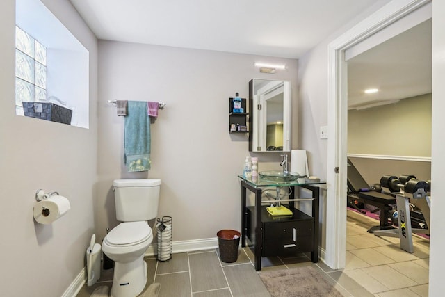 8120 S Luella Ave, Chicago, IL 60617 - bathroom with vanity and tile patterned flooring
