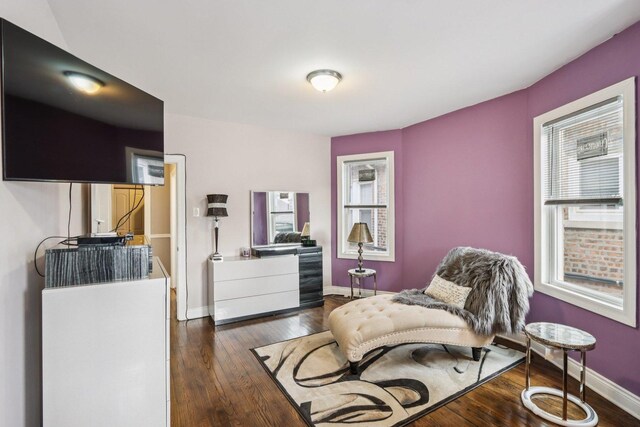 8120 S Luella Ave, Chicago, IL 60617 - sitting room featuring dark wood-type flooring