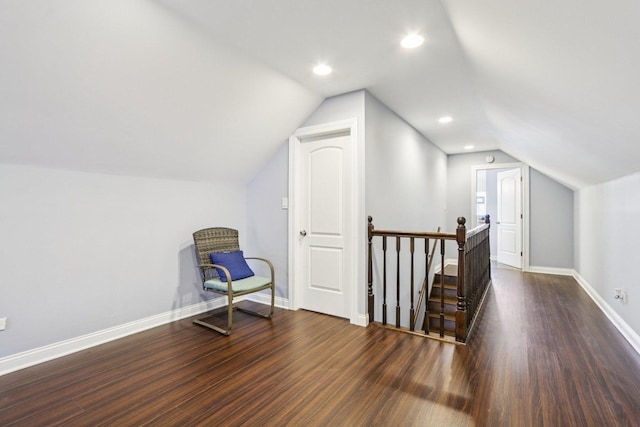8120 S Luella Ave, Chicago, IL 60617 - additional living space featuring wood finished floors, vaulted ceiling, and recessed lighting
