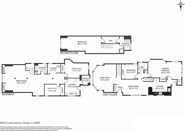 8120 S Luella Ave, Chicago, IL 60617 - view of property floor plan