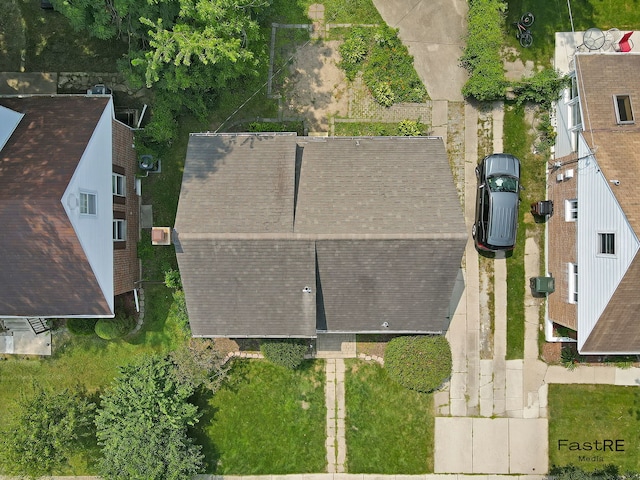 2059 Downey Rd, Homewood, IL 60430 - view from above of property