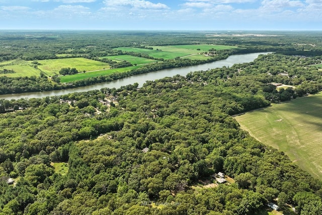 204 Wood St, Wilmington, IL 60481 - bird's eye view of a large body of water and a forest