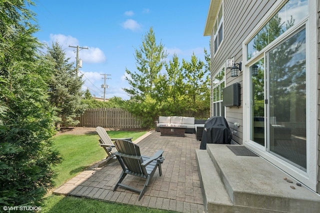 161 N Schubert St, Palatine, IL 60067 - view of patio / terrace featuring an outdoor hangout area and area for grilling