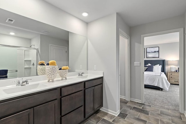 994 Amethyst Ln, Montgomery, IL 60538 - ensuite bathroom featuring double vanity and a shower