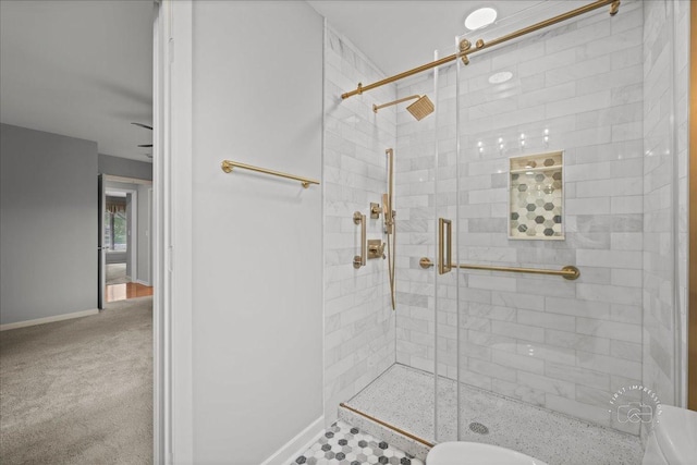 1105 W Bauer Rd, Naperville, IL 60563 - bathroom featuring a stall shower