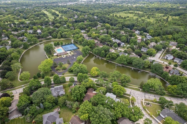 1105 W Bauer Rd, Naperville, IL 60563 - drone / aerial view of a nearby body of water