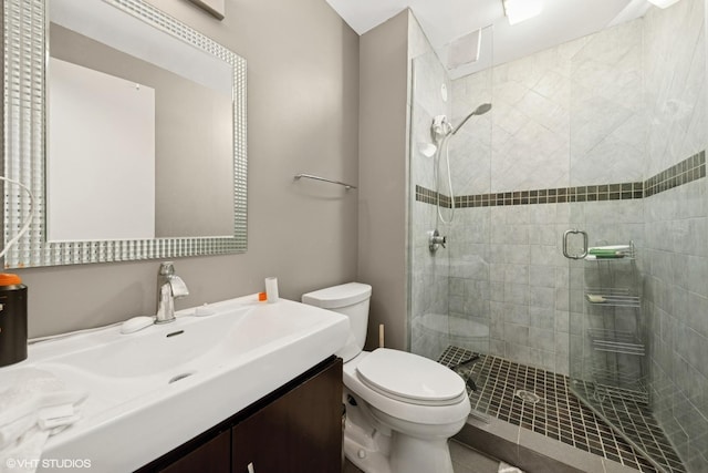 195 N Harbor Dr Unit 709, Chicago, IL 60601 - bathroom featuring vanity and a stall shower