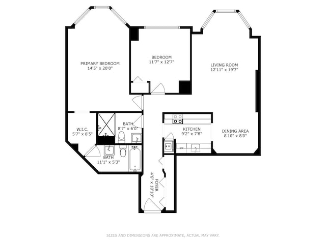 195 N Harbor Dr Unit 709, Chicago, IL 60601 - view of property floor plan