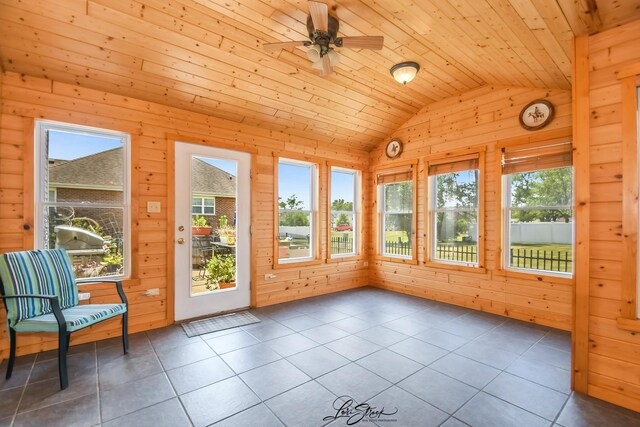 712 Hauert St, Peotone, IL 60468 - unfurnished sunroom with lofted ceiling