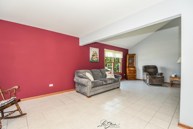 712 Hauert St, Peotone, IL 60468 - living area featuring an accent wall and light tile patterned flooring
