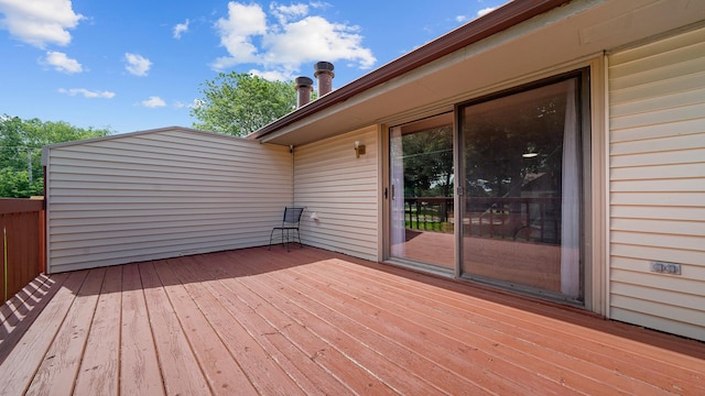 5715 Elaine Dr, Rockford, IL 61108 - view of deck