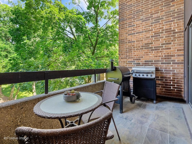 1401 Burr Oak Rd Unit 312B, Hinsdale, IL 60521 - balcony with grilling area