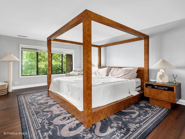 1401 Burr Oak Rd Unit 312B, Hinsdale, IL 60521 - bedroom with wood finished floors and baseboards