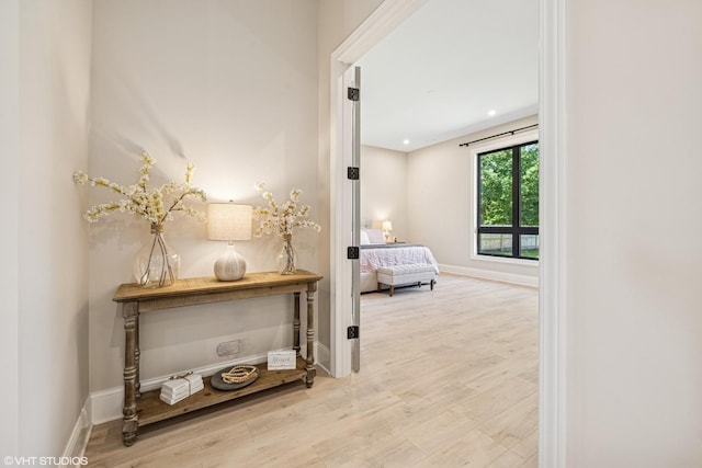 2104 Shermer Rd, Northbrook, IL 60062 - hallway with wood finished floors