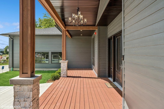 2104 Shermer Rd, Northbrook, IL 60062 - view of wooden deck