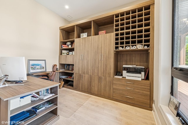2104 Shermer Rd, Northbrook, IL 60062 - home office featuring light wood-type flooring