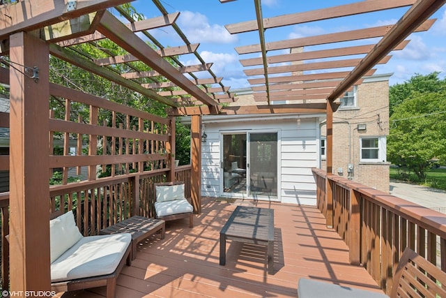 731 N Patton Ave, Arlington Heights, IL 60004 - wooden deck with a pergola