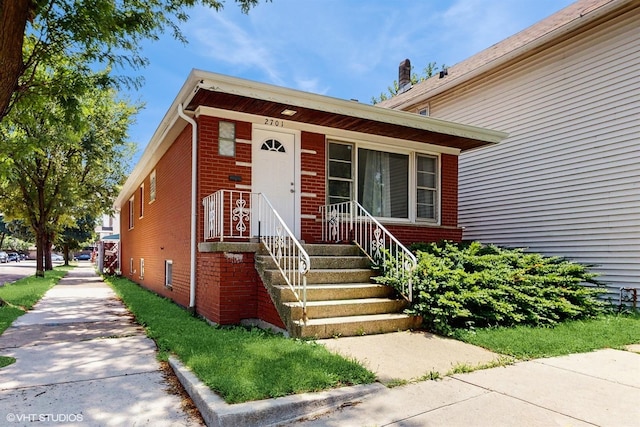 2701 S Hillock Ave, Chicago, IL 60608 - view of front of home with brick siding