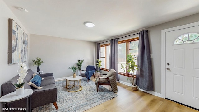 2701 S Hillock Ave, Chicago, IL 60608 - entryway with light wood-type flooring and baseboards