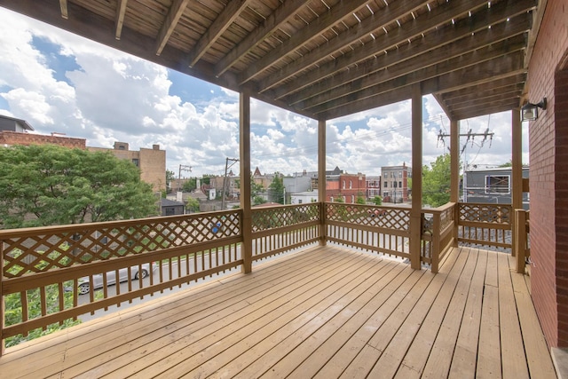 2901 W Washington Blvd Unit 2, Chicago, IL 60612 - view of wooden deck