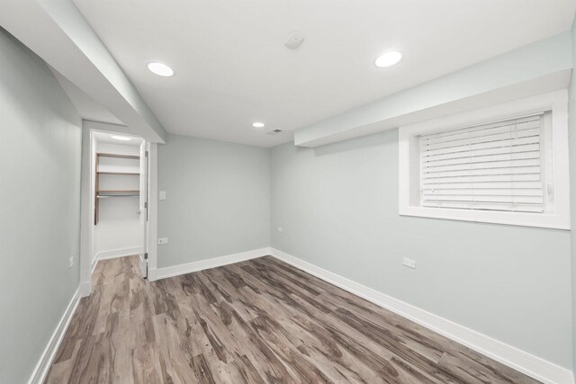 2040 N Laporte Ave, Chicago, IL 60639 - finished basement featuring wood finished floors and recessed lighting