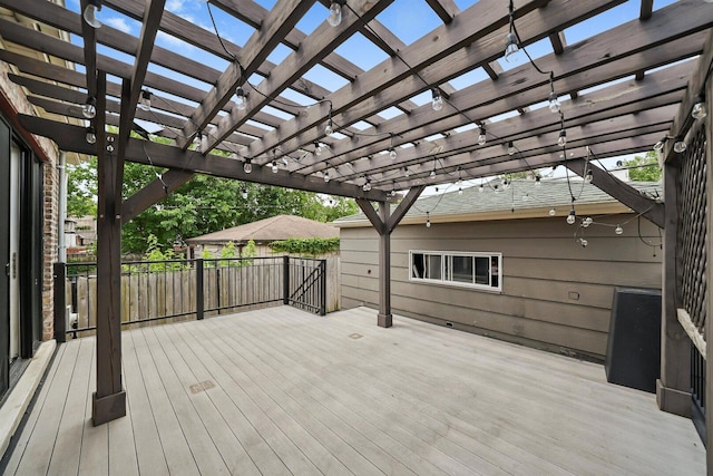 2040 N Laporte Ave, Chicago, IL 60639 - deck featuring a pergola