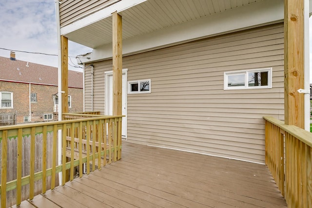 6132 S Justine St, Chicago, IL 60636 - view of deck