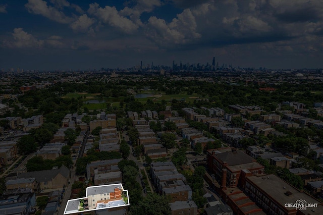 3312 W Beach Ave Unit 1, Chicago, IL 60651 - view of property location with property parcel outlined and a nearby body of water