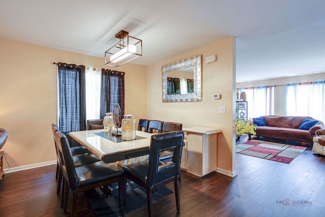 39837 N Torry Ln, Beach Park, IL 60083 - dining room featuring dark wood-style flooring