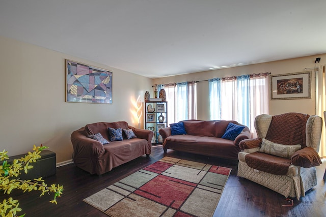 39837 N Torry Ln, Beach Park, IL 60083 - living area featuring wood finished floors and baseboards