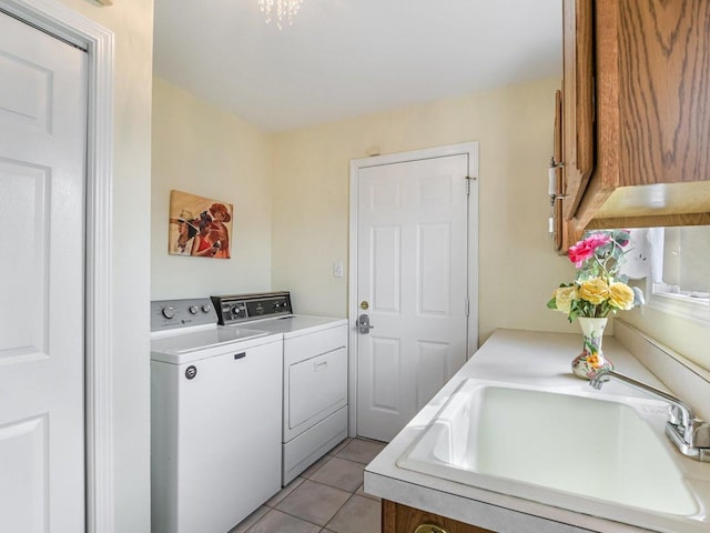 18036 Crystal Ln, Lansing, IL 60438 - laundry area featuring washer and dryer and light tile patterned floors