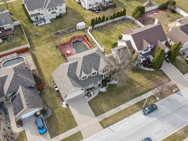18036 Crystal Ln, Lansing, IL 60438 - aerial perspective of suburban area