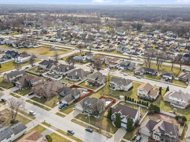 18036 Crystal Ln, Lansing, IL 60438 - aerial view of property's location with nearby suburban area
