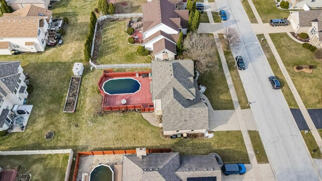 18036 Crystal Ln, Lansing, IL 60438 - aerial perspective of suburban area
