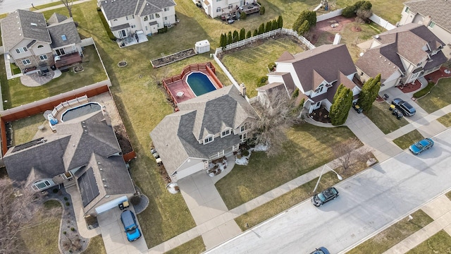 18036 Crystal Ln, Lansing, IL 60438 - aerial perspective of suburban area