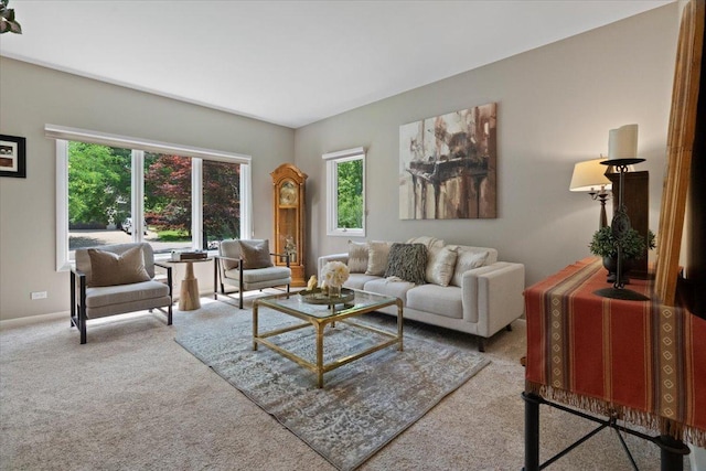 7488 Bittersweet Dr, Gurnee, IL 60031 - living room with carpet floors and healthy amount of natural light