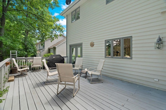 7488 Bittersweet Dr, Gurnee, IL 60031 - deck featuring grilling area